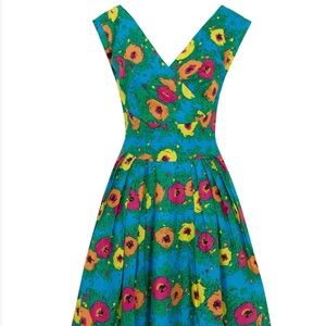 SOLD! Emily & Fin Florence Dress in Blazing Blooms